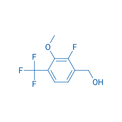 (2-Fluoro-3-methoxy-4-(trifluoromethyl)phenyl)methanol 250mg