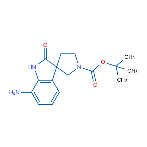 tert-Butyl 7-amino-2-oxospiro[indoline-3,3'-pyrrolidine]-1'-carboxylate 1g