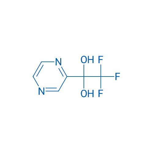 2,2,2-Trifluoro-1-(pyrazin-2-yl)ethane-1,1-diol 1g