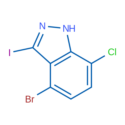 4-Bromo-7-chloro-3-iodo-1H-indazole 5g