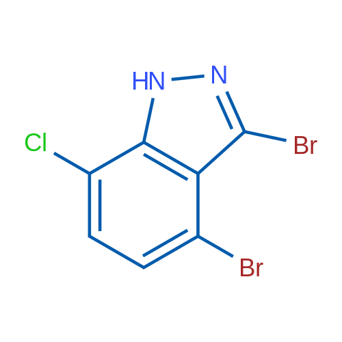 3,4-Dibromo-7-chloro-1H-indazole 1g
