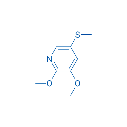 2,3-Dimethoxy-5-(methylthio)pyridine 250mg