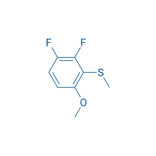 (2,3-Difluoro-6-methoxyphenyl)(methyl)sulfane 250mg