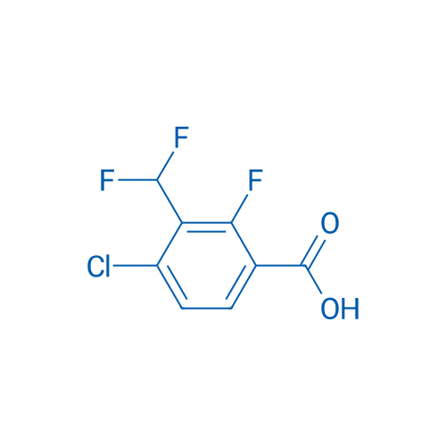 4-Chloro-3-(difluoromethyl)-2-fluorobenzoic acid 100mg