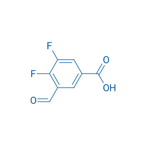 3,4-Difluoro-5-formylbenzoic acid 100mg