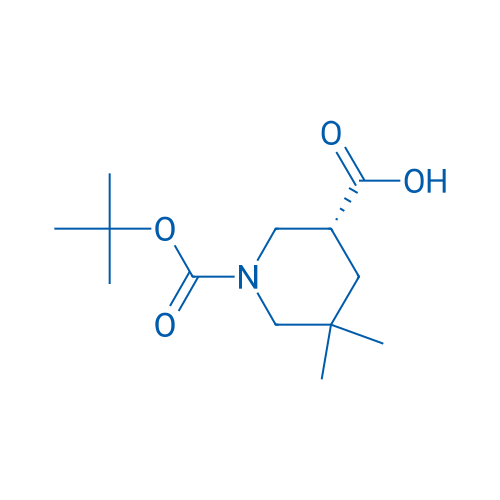 (R)-1-(tert-Butoxycarbonyl)-5,5-dimethylpiperidine-3-carboxylic acid 100mg