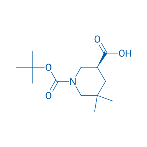 (S)-1-(tert-Butoxycarbonyl)-5,5-dimethylpiperidine-3-carboxylic acid 250mg