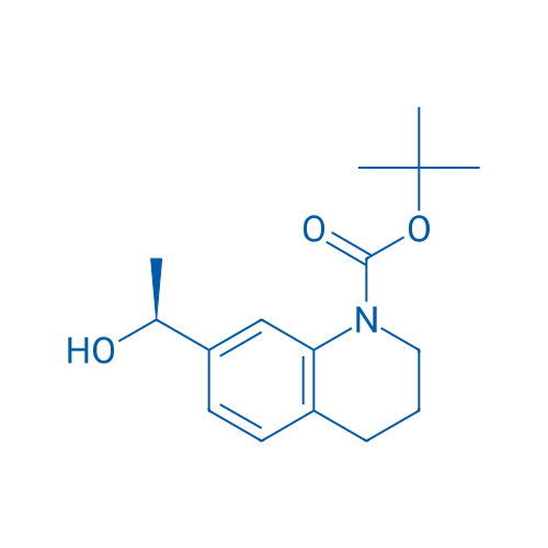 tert-Butyl (S)-7-(1-hydroxyethyl)-3,4-dihydroquinoline-1(2H)-carboxylate 250mg