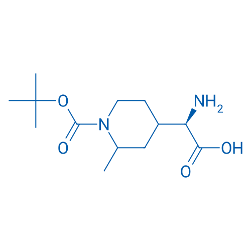(2R)-2-Amino-2-(1-(tert-butoxycarbonyl)-2-methylpiperidin-4-yl)acetic acid 250mg