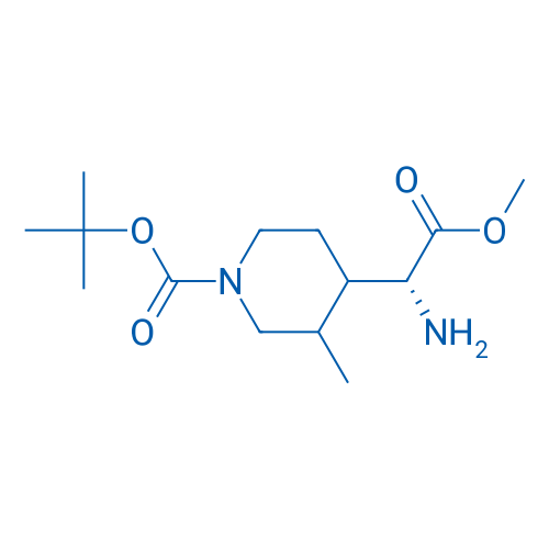 tert-Butyl 4-((R)-1-amino-2-methoxy-2-oxoethyl)-3-methylpiperidine-1-carboxylate 1g