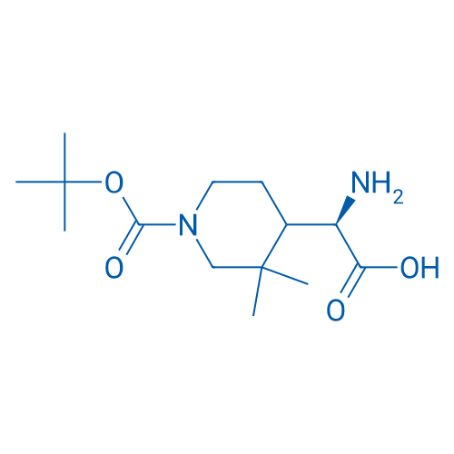 (2R)-2-Amino-2-(1-(tert-butoxycarbonyl)-3,3-dimethylpiperidin-4-yl)acetic acid 250mg