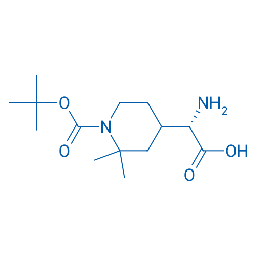 (2S)-2-Amino-2-(1-(tert-butoxycarbonyl)-2,2-dimethylpiperidin-4-yl)acetic acid 1g