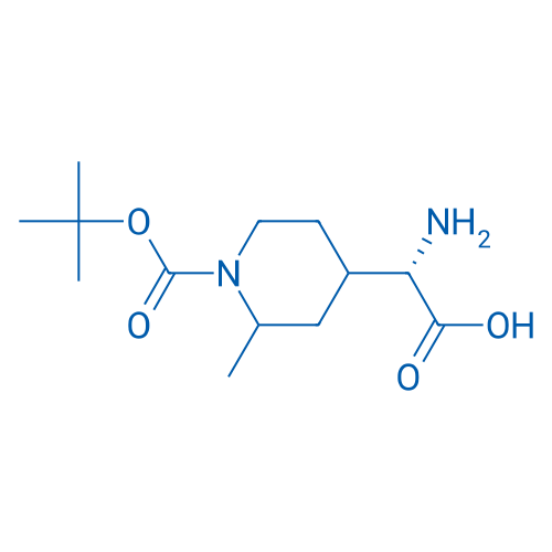 (2S)-2-Amino-2-(1-(tert-butoxycarbonyl)-2-methylpiperidin-4-yl)acetic acid 250mg