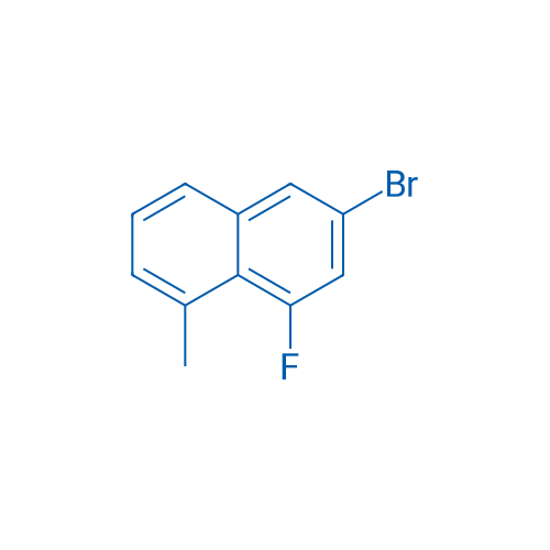 3-Bromo-1-fluoro-8-methylnaphthalene 250mg