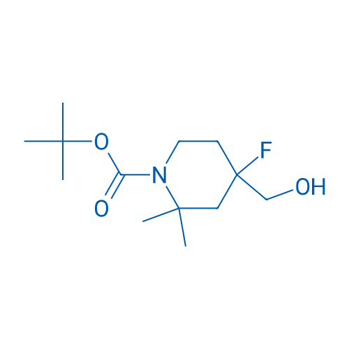 tert-Butyl 4-fluoro-4-(hydroxymethyl)-2,2-dimethylpiperidine-1-carboxylate 5g