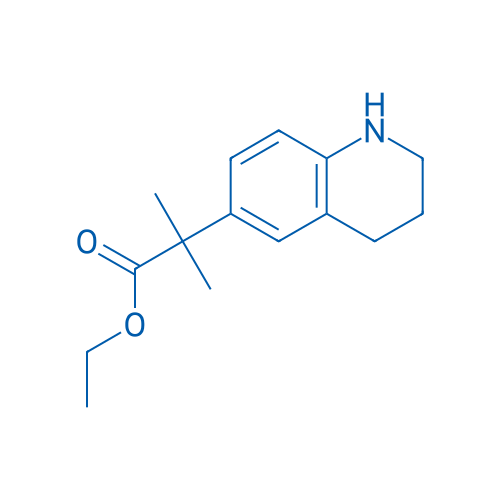 Ethyl 2-methyl-2-(1,2,3,4-tetrahydroquinolin-6-yl)propanoate 5g