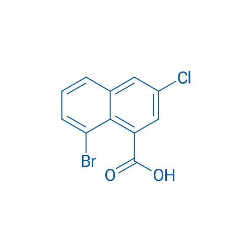 8-Bromo-3-chloro-1-naphthoic acid 100mg
