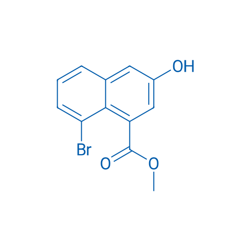 Methyl 8-bromo-3-hydroxy-1-naphthoate 250mg