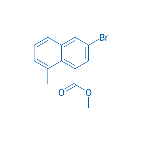 Methyl 3-bromo-8-methyl-1-naphthoate 100mg