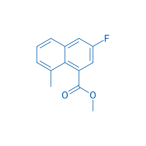 Methyl 3-fluoro-8-methyl-1-naphthoate 250mg