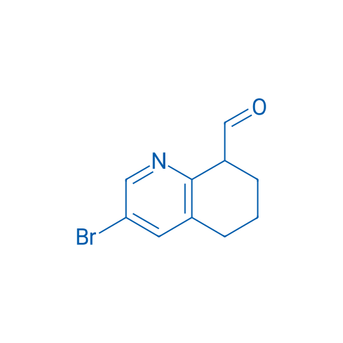 3-Bromo-5,6,7,8-tetrahydroquinoline-8-carbaldehyde 100mg