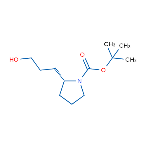 tert-Butyl (2R)-2-(3-hydroxypropyl)pyrrolidine-1-carboxylate 1g