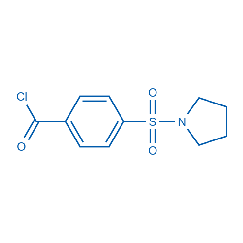 4-(Pyrrolidin-1-ylsulfonyl)benzoyl chloride 1g
