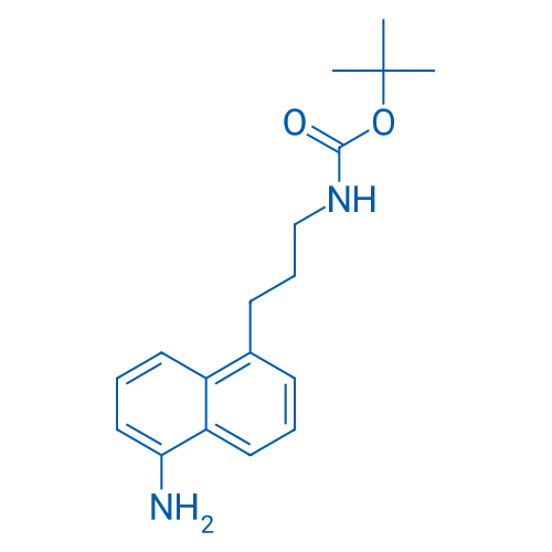 tert-Butyl (3-(5-aminonaphthalen-1-yl)propyl)carbamate 50mg