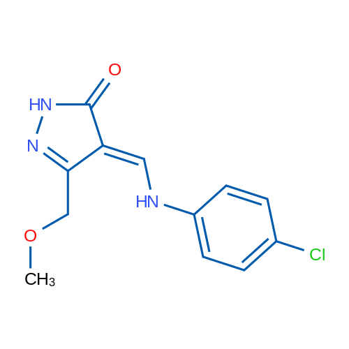4-{[(4-chlorophenyl)amino]methylidene}-3-(methoxymethyl)-4,5-dihydro-1H-pyrazol-5-one 1g