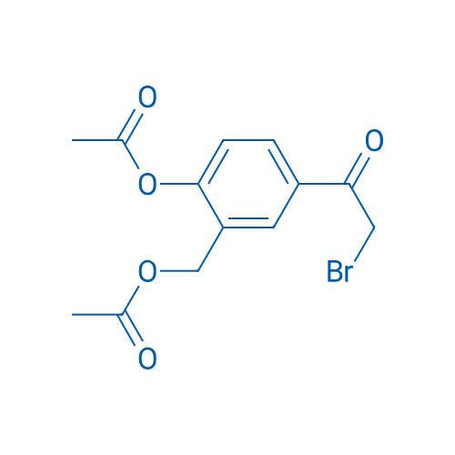 2-Acetoxy-5-(2-bromoacetyl)benzyl acetate 100mg