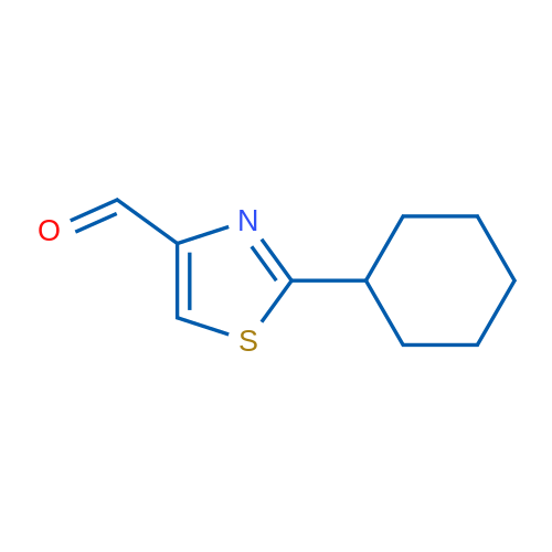 2-Cyclohexylthiazole-4-carbaldehyde 1g