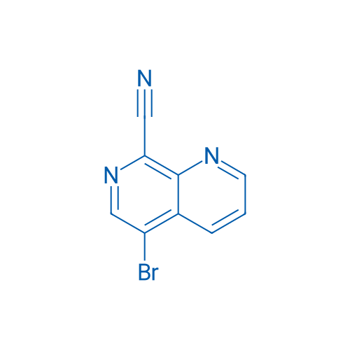 5-Bromo-1,7-naphthyridine-8-carbonitrile 250mg