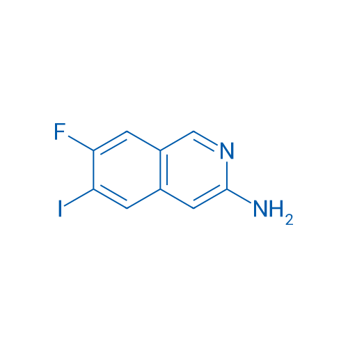 7-Fluoro-6-iodoisoquinolin-3-amine 1g