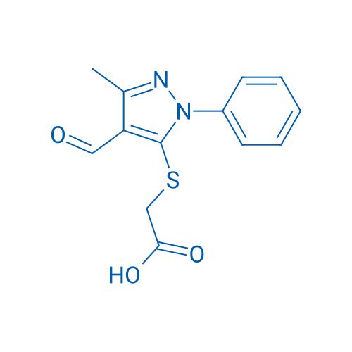 [(4-Formyl-3-methyl-1-phenyl-1h-pyrazol-5-yl)thio]acetic acid 1g