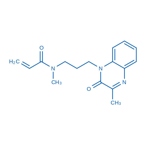 N-Methyl-N-(3-(3-methyl-2-oxoquinoxalin-1(2H)-yl)propyl)acrylamide 50mg