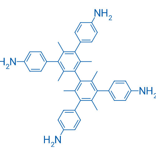 5',5''-Bis(4-aminophenyl)-2',2'',4',4'',6',6''-hexamethyl-[1,1':3',1'':3'',1'''-quaterphenyl]-4,4'''-diamine 250mg