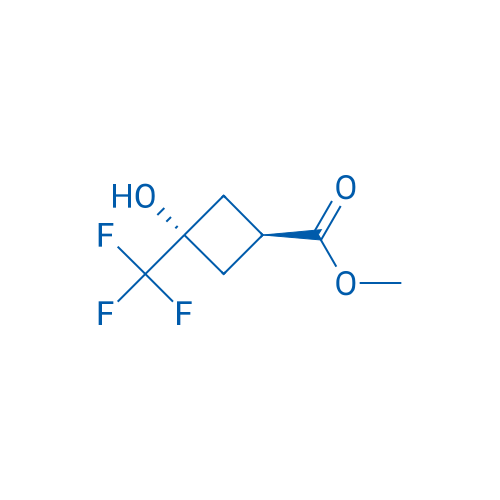 rel-Methyl (1r,3r)-3-hydroxy-3-(trifluoromethyl)cyclobutane-1-carboxylate 1g