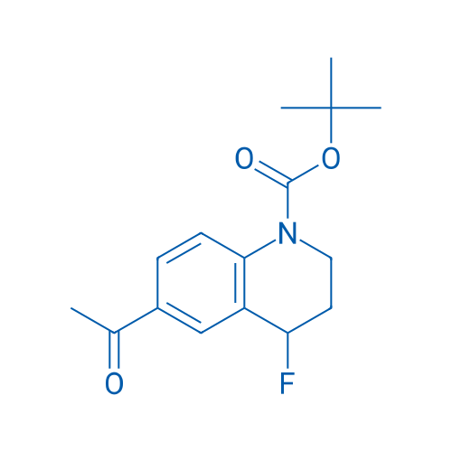 tert-Butyl 6-acetyl-4-fluoro-3,4-dihydroquinoline-1(2H)-carboxylate 250mg