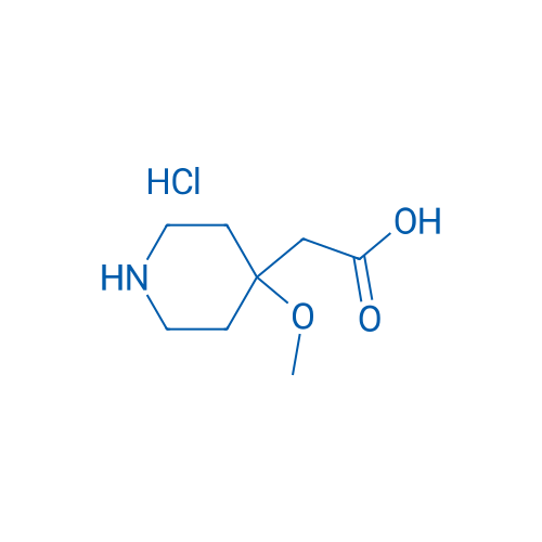2-(4-Methoxypiperidin-4-yl)acetic acid hydrochloride 250mg
