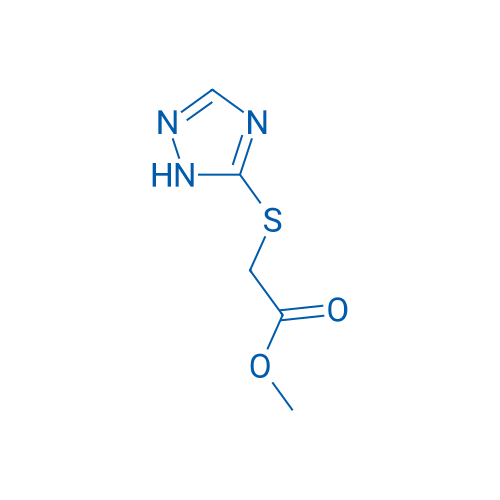 Methyl 2-((1H-1,2,4-triazol-5-yl)thio)acetate 250mg