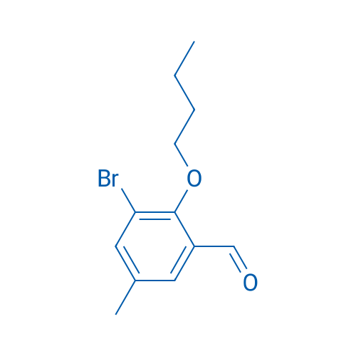 3-Bromo-2-butoxy-5-methylbenzaldehyde 100mg