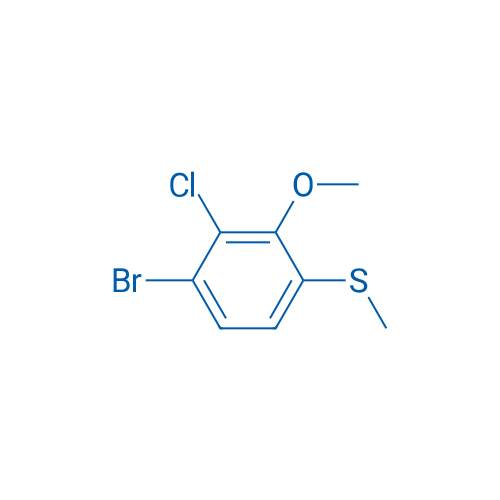 (4-Bromo-3-chloro-2-methoxyphenyl)(methyl)sulfane 100mg