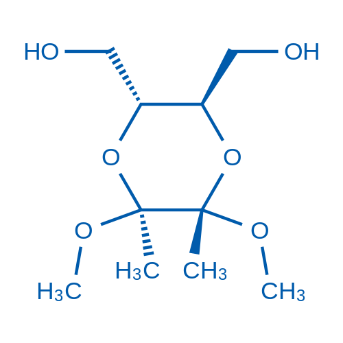 1,4-Dioxane-2,3-dimethanol, 5,6-dimethoxy-5,6-dimethyl-, (2R,3R,5S,6S)- 100mg