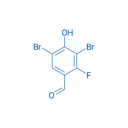 3,5-Dibromo-2-fluoro-4-hydroxybenzaldehyde 250mg