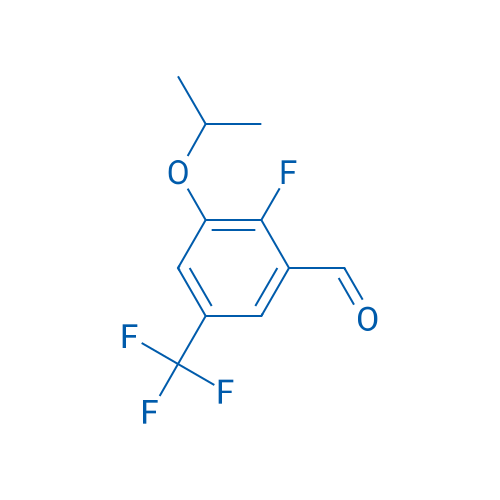 2-Fluoro-3-isopropoxy-5-(trifluoromethyl)benzaldehyde 1g