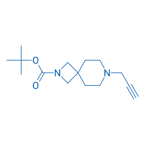 tert-Butyl 7-(prop-2-yn-1-yl)-2,7-diazaspiro[3.5]nonane-2-carboxylate 50mg
