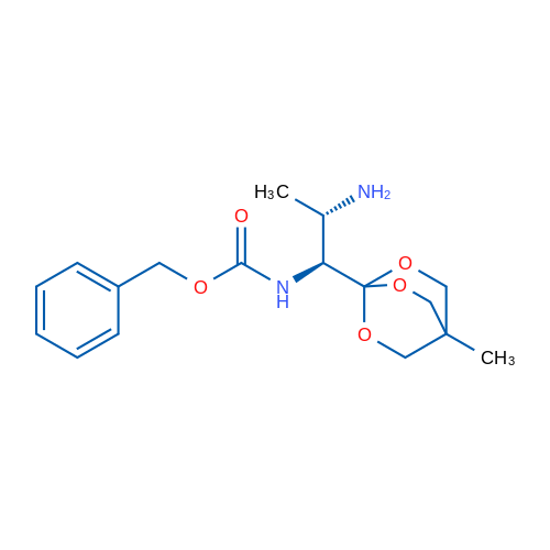 Benzyl ((1S,2S)-2-amino-1-(4-methyl-2,6,7-trioxabicyclo[2.2.2]octan-1-yl)propyl)carbamate 1g