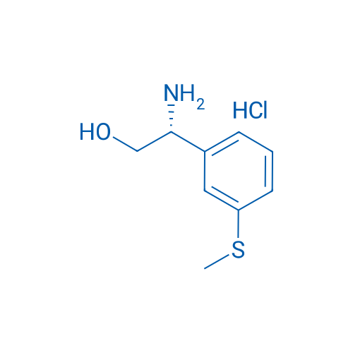 (R)-2-Amino-2-(3-(methylthio)phenyl)ethanol hydrochloride 1g