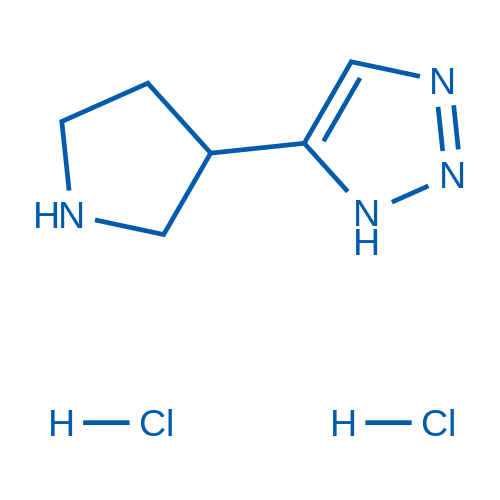 5-(Pyrrolidin-3-yl)-1H-1,2,3-triazole dihydrochloride 250mg