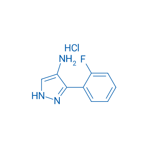 3-(2-Fluorophenyl)-1H-pyrazol-4-amine hydrochloride 250mg